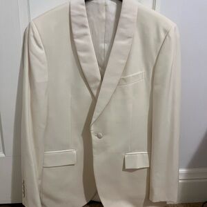 Ralph Lauren Cream Tuxedo Blazer